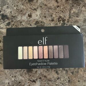Elf Need It Nude EyeShadow Palette 0.49oz Beauty Makeup Face Eyes New w box